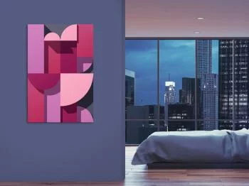 Obraz - Abstrakcyjne home (1-częściowy) pionowy - obrazek 2