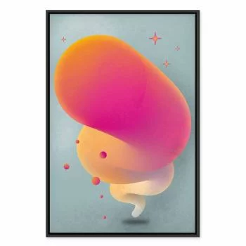 Obraz - Różowa smuga (1-częściowy) pionowy - obrazek 2