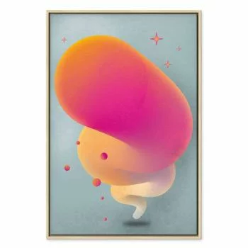 Obraz - Różowa smuga (1-częściowy) pionowy - obrazek 2