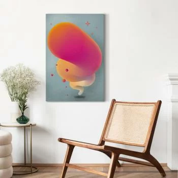 Obraz - Różowa smuga (1-częściowy) pionowy - obrazek 5