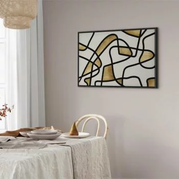 Obraz - Złota spirala (1-częściowy) szeroki - obrazek 7