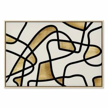 Obraz - Złota spirala (1-częściowy) szeroki - obrazek 2