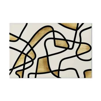 Obraz - Złota spirala (1-częściowy) szeroki - obrazek 2