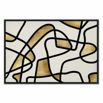 Obraz - Złota spirala (1-częściowy) szeroki - obrazek 2