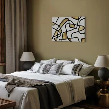 Obraz - Złota spirala (1-częściowy) szeroki - obrazek 6