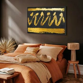 Obraz - Złota pieczęć (1-częściowy) szeroki - obrazek 5