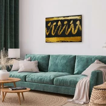 Obraz - Złota pieczęć (1-częściowy) szeroki - obrazek 5