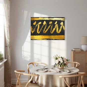 Obraz - Złota pieczęć (1-częściowy) szeroki - obrazek 7