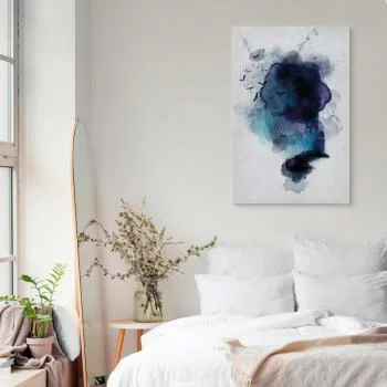 Obraz - Błękitne wspomnienie (1-częściowy) pionowy - obrazek 6