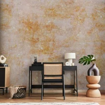 Fototapeta - Eksplozja słońca - abstrakcyjna kompozycja z jednolitym tłem w desenie - obrazek 6