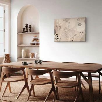 Obraz - Kobieca grafika liniowa - obrazek 7