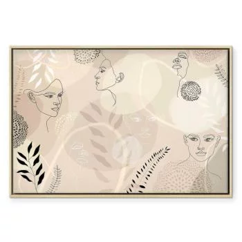 Obraz - Kobieca grafika liniowa - obrazek 2