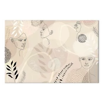 Obraz - Kobieca grafika liniowa - obrazek 2