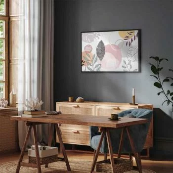 Obraz - Pastelowa grafika liniowa - obrazek 7