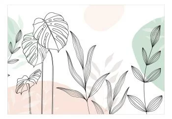 Fototapeta - Liście w pastelach - obrazek 2