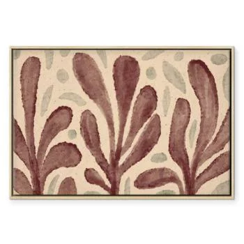 Obraz - Liście i plamy - duże rozedrgane kształty inspirowane Matisse - obrazek 2