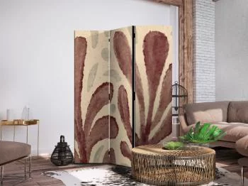 Parawan - Falujące liście - nieregularne roślinne kształty w stylu Matisse'a - obrazek 5
