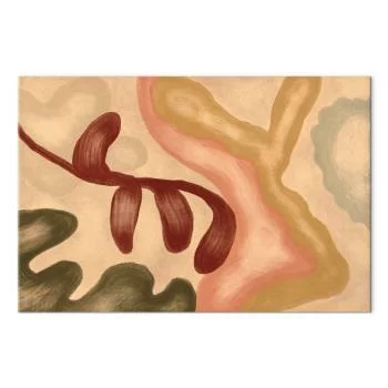 Obraz - Kolorowe kształty - przetarte figury w technice lime wash - obrazek 2