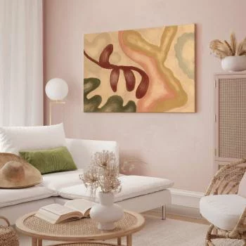 Obraz - Kolorowe kształty - przetarte figury w technice lime wash - obrazek 5