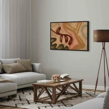 Obraz - Kolorowe kształty - przetarte figury w technice lime wash - obrazek 5