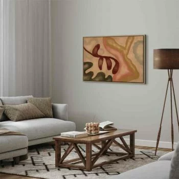 Obraz - Kolorowe kształty - przetarte figury w technice lime wash - obrazek 5