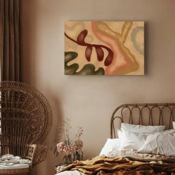 Obraz - Kolorowe kształty - przetarte figury w technice lime wash - obrazek 5