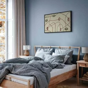 Obraz - Linie i kształty - labirynt z koralików na bladym przecieranym tle - obrazek 6