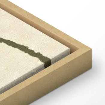 Obraz - Linie i kształty - labirynt z koralików na bladym przecieranym tle - obrazek 8