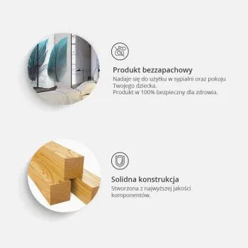 Parawan - Labirynt z koralików - minimalistyczna abstrakcja na przecieranym tle - obrazek 4