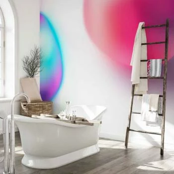 Fototapeta - Abstrakcja - kolorowe szkiełka - fioletowo niebieskie i różowe - obrazek 6