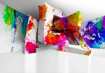 Fototapeta - Trójwymiarowe kształty - obrazek 6