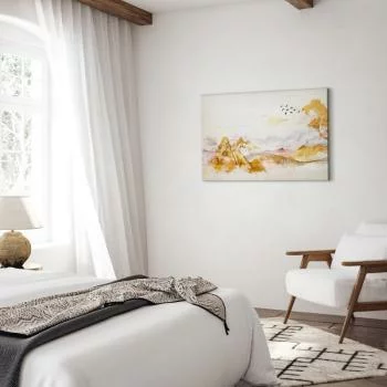 Obraz - Złote góry (1-częściowy) szeroki - obrazek 6