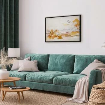 Obraz - Złote góry (1-częściowy) szeroki - obrazek 5