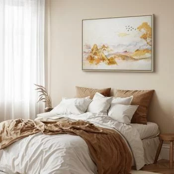 Obraz - Złote góry (1-częściowy) szeroki - obrazek 6