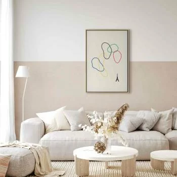 Obraz - Kolorowe koła- grafika cyfrowa - minimalizm - obrazek 5