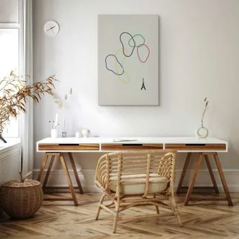 Obraz - Kolorowe koła- grafika cyfrowa - minimalizm - obrazek 7