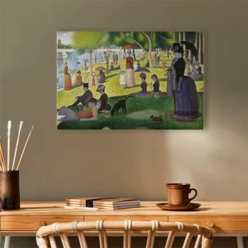 Obraz - Georges Seurat – Niedzielne popołudnie na wyspie Grande Jatte - obrazek 7