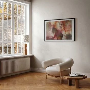 Plakat - Wiosenna kompozycja - prześwity i formy w technice farby akwarelowej - obrazek 2