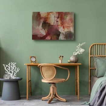 Obraz - Wiosenna kompozycja - prześwity i formy w technice farby akwarelowej - obrazek 7