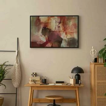 Obraz - Wiosenna kompozycja - prześwity i formy w technice farby akwarelowej - obrazek 7