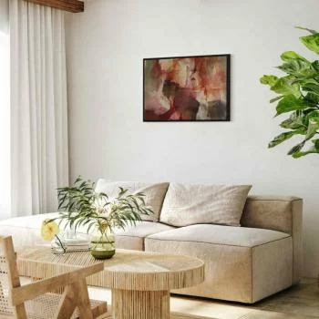 Obraz - Wiosenna kompozycja - prześwity i formy w technice farby akwarelowej - obrazek 5