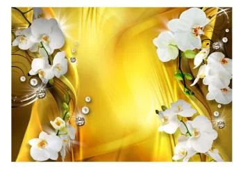 Fototapeta wodoodporna - Orchidea w złocie - obrazek 2