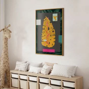 Plakat - Złoty liść - obrazek 5