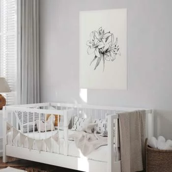 Plakat - Rysowane kwiaty - obrazek 5