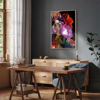 Obraz - Natura w kolorach lata (1-częściowy) - kwiatowy ogród inspiracji - obrazek 7