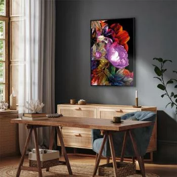 Obraz - Natura w kolorach lata (1-częściowy) - kwiatowy ogród inspiracji - obrazek 7