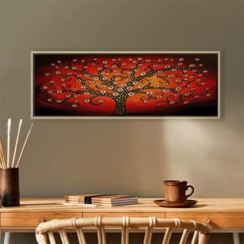 Obraz - Ogniste drzewo (1-częściowy) wąski - obrazek 7