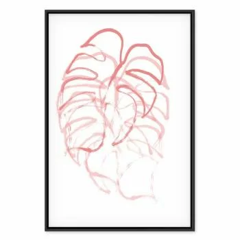 Obraz - Monstera w ruchu (1-częściowy) pionowy - obrazek 2