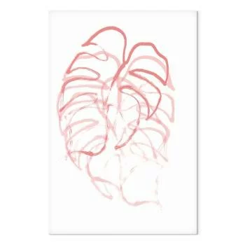 Obraz - Monstera w ruchu (1-częściowy) pionowy - obrazek 2