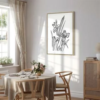 Obraz - Zakochane irysy (1-częściowy) pionowy - obrazek 7